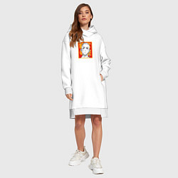 Женское худи-платье Кэн Рюгудзи, цвет: белый — фото 2