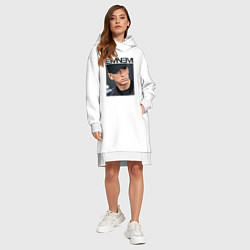 Женское худи-платье Eminem фото, цвет: белый — фото 2