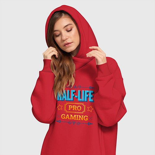 Женская толстовка-платье Игра Half-Life PRO Gaming / Красный – фото 3