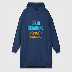 Женское худи-платье Игра Death Stranding PRO Gaming, цвет: тёмно-синий