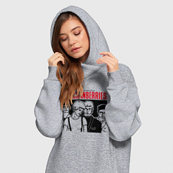 Женское худи-платье Sus 50 mejores canciones - The Cranberries, цвет: меланж — фото 2