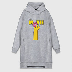 Женское худи-платье The Simpsons Movie, цвет: меланж