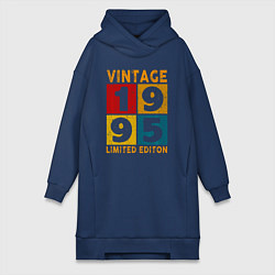 Женская толстовка-платье Винтаж 1995 лимитированная серия