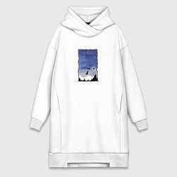 Женская толстовка-платье Лисий способ путешествовать