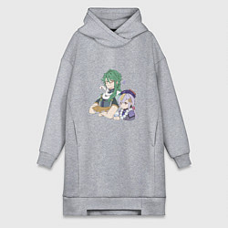 Женская толстовка-платье Бай Чжу и Ци Ци