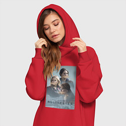 Женское худи-платье Мадлен, Селеста и Джейн, цвет: красный — фото 2