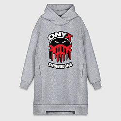 Женское худи-платье Onyx - snowgoons, цвет: меланж