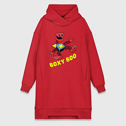 Женское худи-платье Project Playtime - Boxy Boo, цвет: красный