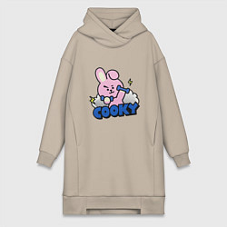 Женская толстовка-платье Cooky BT21 Jungkook