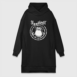 Женское худи-платье Sleepknot, цвет: черный