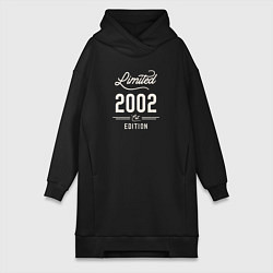 Женское худи-платье 2002 год - ограниченный выпуск, цвет: черный