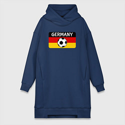 Женская толстовка-платье Football Germany