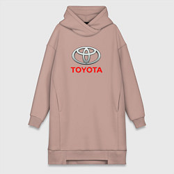 Женская толстовка-платье Toyota sport auto brend