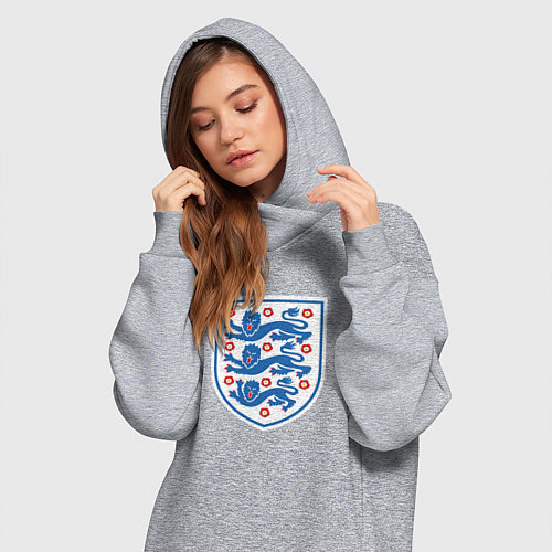 Женская толстовка-платье Англия фк / Меланж – фото 3