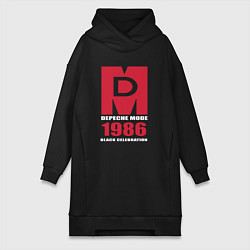 Женское худи-платье Depeche Mode - Black Celebration album merch, цвет: черный