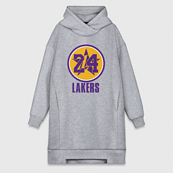 Женское худи-платье 24 Lakers, цвет: меланж