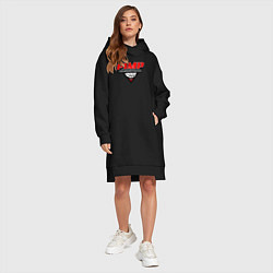 Женское худи-платье Pimp basketball, цвет: черный — фото 2