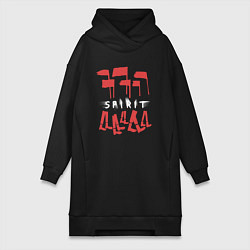 Женское худи-платье Depeche Mode - Spirit tour merch, цвет: черный