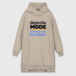 Женское худи-платье Depeche Mode - Some Great Reward, цвет: миндальный