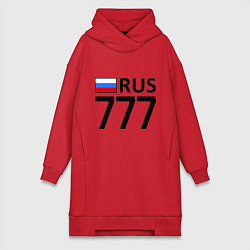 Женское худи-платье RUS 777, цвет: красный