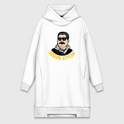Женское худи-платье Joseph Stylin модный, цвет: белый