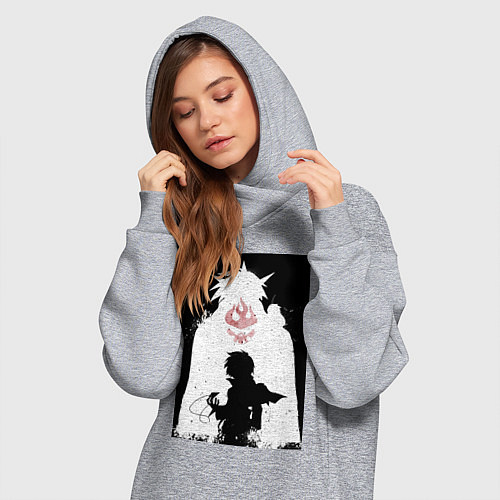 Женская толстовка-платье Гуррен-Лаганн пронзающий небеса Симон / Меланж – фото 3