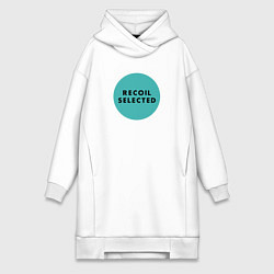 Женское худи-платье Recoil - Wilders circle, цвет: белый