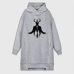 Женское худи-платье True Detective: Faith, цвет: меланж