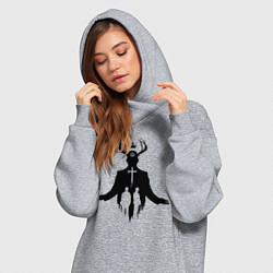 Женское худи-платье True Detective: Faith, цвет: меланж — фото 2