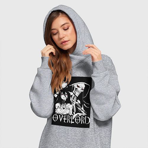 Женская толстовка-платье Повелитель / Меланж – фото 3