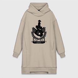 Женское худи-платье Вайолет Эвергарден, цвет: миндальный