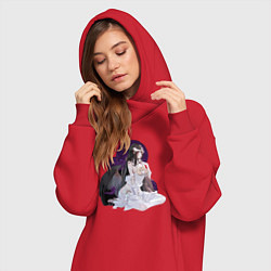 Женское худи-платье Повелитель Альбедо, цвет: красный — фото 2