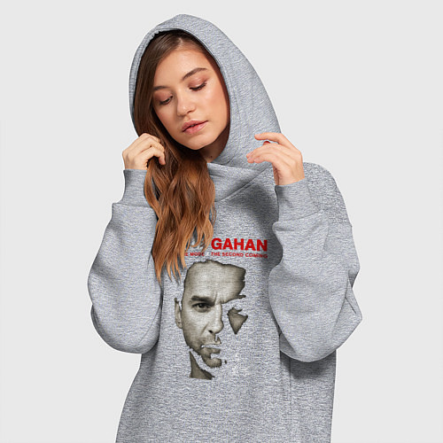 Женская толстовка-платье Depeche Mode - Dave and the second coming / Меланж – фото 3