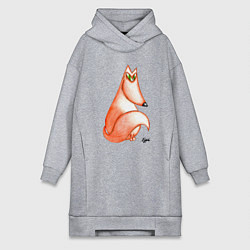 Женская толстовка-платье Редкой хитрости дама