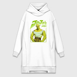 Женское худи-платье JoJo - Shrek, цвет: белый