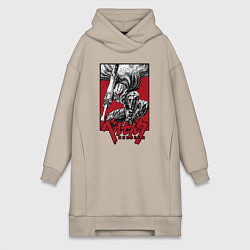 Женское худи-платье Berserker - Griffith, цвет: миндальный
