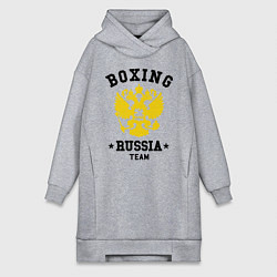 Женская толстовка-платье Boxing Russia Team