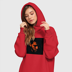 Женское худи-платье The Weeknd Trilogy, цвет: красный — фото 2