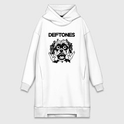 Женская толстовка-платье Deftones - rock dog