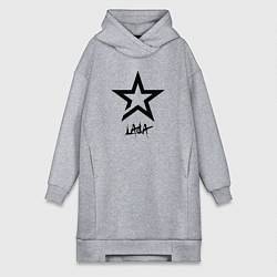 Женское худи-платье Lada - star, цвет: меланж