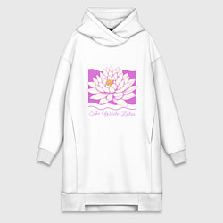 Женская толстовка-платье The white lotus