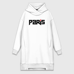 Женское худи-платье City Paris, цвет: белый