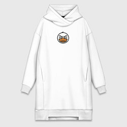 Женская толстовка-платье Ebloduck - мем с уткой