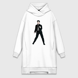 Женская толстовка-платье Танцующий Элвис Пресли