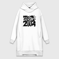 Женская толстовка-платье 2004 аниме