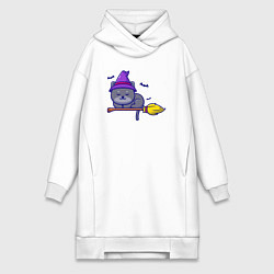 Женская толстовка-платье Cat witch