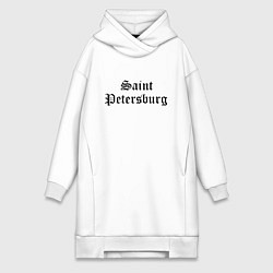 Женская толстовка-платье Saint Petersburg - Russia