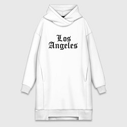 Женская толстовка-платье Los Angeles - California USA