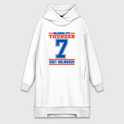 Женское худи-платье Chet Holmgren, цвет: белый