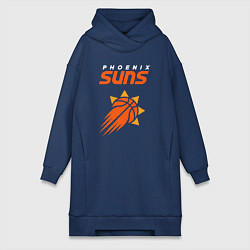 Женское худи-платье Phoenix Suns, цвет: тёмно-синий